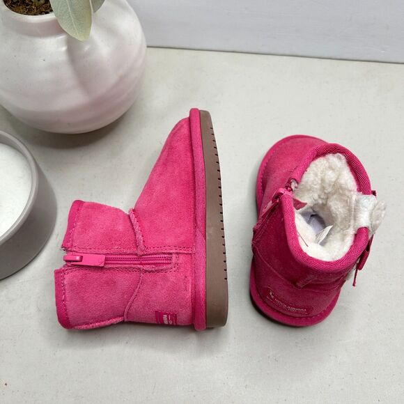Koolaburra by Ugg Victoria Mini Winter Boots Pink Toddlers 6 1135954T - Picture 5 of 8